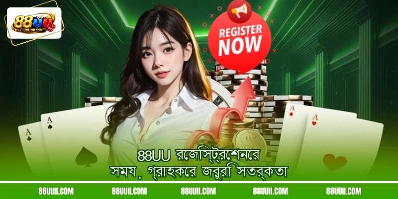 88UU রেজিস্ট্রেশনের সময় গ্রাহকের জরুরি সতর্কতা