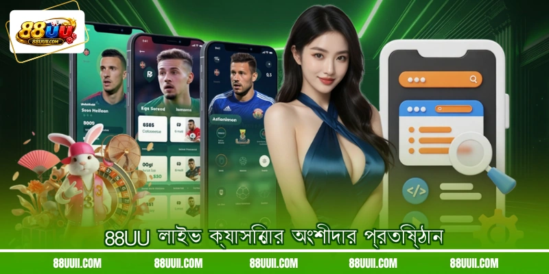 88UU লাইভ ক্যাসিনোর অংশীদার প্রতিষ্ঠান