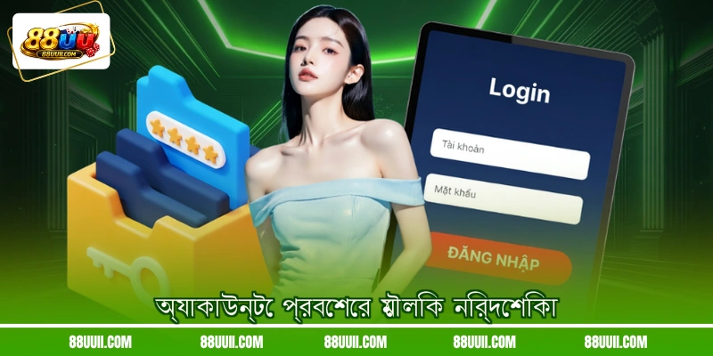 অ্যাকাউন্টে প্রবেশের মৌলিক নির্দেশিকা