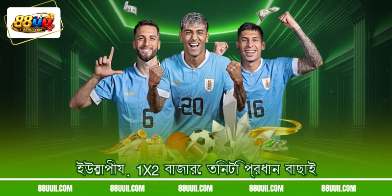 ইউরোপীয় 1X2 বাজারে তিনটি প্রধান বাছাই