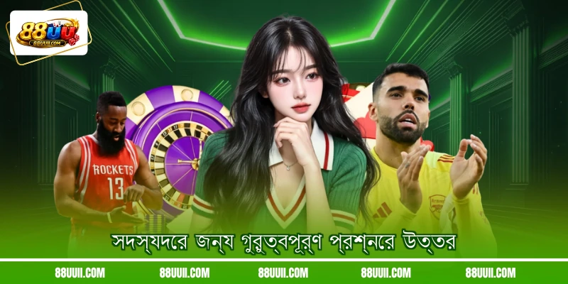 সদস্যদের জন্য গুরুত্বপূর্ণ প্রশ্নের উত্তর